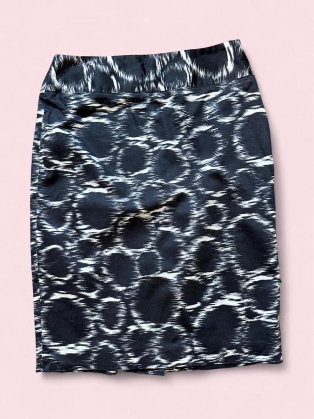 Alfani Women's Black and White Printed Pencil Skirt Size 4